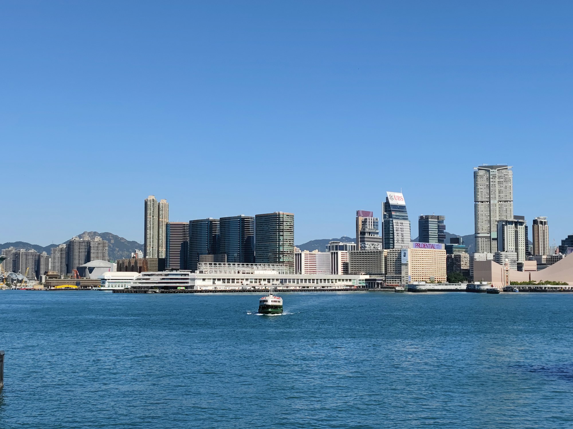Harbour City and Ocean Terminal on the Tsim Sha Tsui waterfront